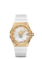 Omega Constellation Co-Axial 35 Small Seconds Red Gold / Diamond / MOP Supernova (123.57.35.20.55.003)