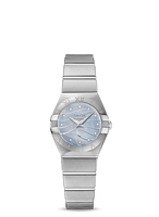 Omega Constellation Quartz 24 Brushed Stainless Steel / Wavy MOP (123.10.24.60.57.001)