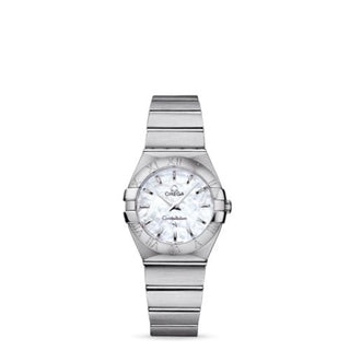 Omega - 123.10.27.60.05.001  Constellation Quartz 27 Brushed Stainless Steel / MOP