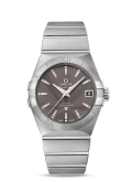 Omega - 123.10.38.21.06.001  Constellation Co-Axial 38 Stainless Steel / Grey