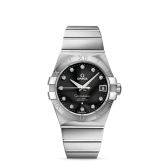 Omega - 123.10.38.21.51.001  Constellation Co-Axial 38 Stainless Steel / Black