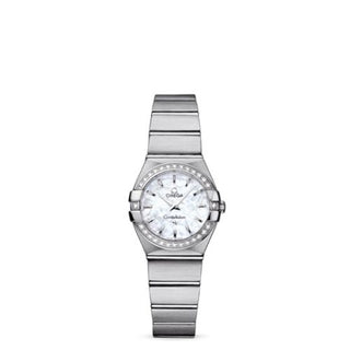 Omega - 123.15.24.60.05.001  Constellation Quartz 24 Brushed Stainless Steel / Diamond / MOP