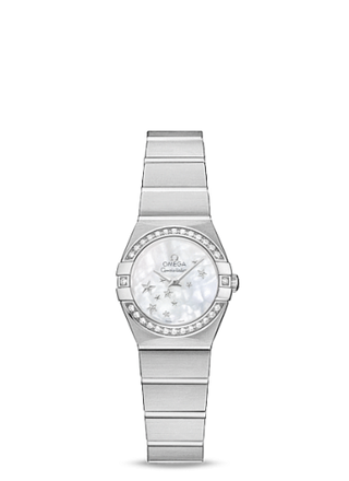 Omega - 123.15.24.60.05.003  Constellation Quartz 24 Brushed Stainless Steel / Diamond / MOP Star