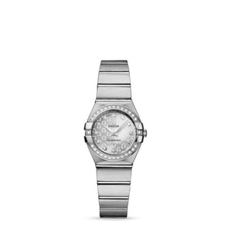 Omega - 123.15.24.60.52.001  Constellation Quartz 24 Brushed Stainless Steel / Diamond / Silver Omega