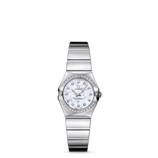 Omega - 123.15.24.60.55.001  Constellation Quartz 24 Brushed Stainless Steel / Diamond / MOP