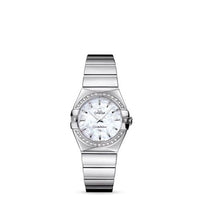 Omega Constellation Quartz 27 Polished Stainless Steel / Black Supernova (123.15.27.60.05.002)