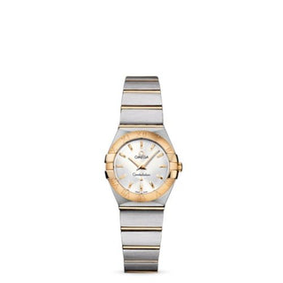 Omega - 123.20.24.60.02.002  Constellation Quartz 24 Brushed Stainless Steel / Yellow Gold / Silver