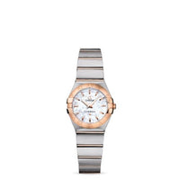 Omega Constellation Quartz 24 Brushed Stainless Steel / Red Gold / Brown Supernova (123.20.24.60.05.001)