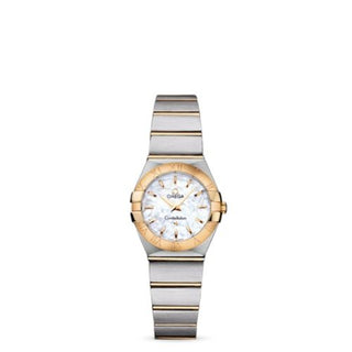 Omega - 123.20.24.60.05.002  Constellation Quartz 24 Brushed Stainless Steel / Yellow Gold / MOP