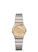 Omega Constellation Quartz 24 Brushed Stainless Steel / Red Gold / Blue Supernova (123.20.24.60.57.001)