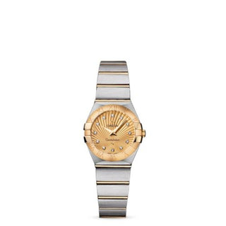 Omega - 123.20.24.60.58.001  Constellation Quartz 24 Brushed Stainless Steel / Yellow Gold / Champagne Supernova