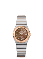 Omega Constellation Co-Axial 27 Brushed Stainless Steel / Red Gold / Diamond / MOP Stars (123.20.27.20.57.001)