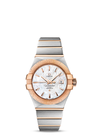 Omega - 123.20.31.20.05.001  Constellation Co-Axial 31 Stainless Steel / Red Gold / MOP