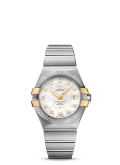 Omega - 123.20.31.20.55.004  Constellation Co-Axial 31 Stainless Steel / Yellow Gold Claws / MOP