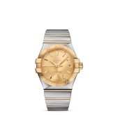 Omega - 123.20.35.60.08.001  Constellation Quartz 35 Stainless Steel / Yellow Gold / Champagne