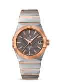 Omega - 123.20.38.21.06.002  Constellation Co-Axial 38 Stainless Steel / Red Gold / Grey