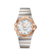 Omega - 123.20.38.21.52.001  Constellation Co-Axial 38 Stainless Steel / Red Gold / Silver