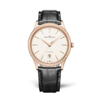 Jaeger-LeCoultre Master Ultra Thin Date Pink Gold / Eggshell / Alligator (1232502)