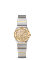 Omega Constellation Quartz 24 Brushed Yellow Gold / Champagne MOP (123.25.24.60.57.001)