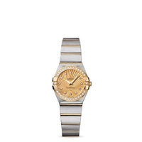 Omega Constellation Quartz 24 Brushed Red Gold / Silver (123.25.24.60.58.001)