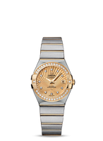 Omega Constellation Quartz 27 Brushed Stainless Steel / Red Gold / Silver Omega (123.25.27.20.58.001)