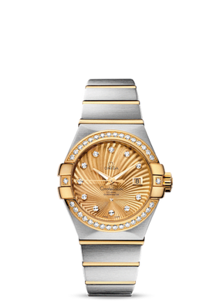 Omega - 123.25.31.20.58.001  Constellation Co-Axial 31 Stainless Steel / Yellow Gold / Champagne Supernova