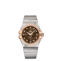 Omega Constellation Co-Axial 35 Stainless Steel / Red Gold / Brown (123.25.35.20.63.001)