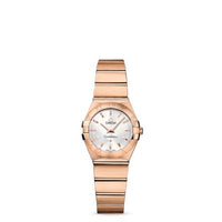 Omega Constellation Quartz 24 Brushed Red Gold / MOP (123.50.24.60.02.001)