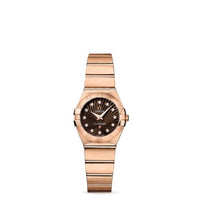 Omega Constellation Quartz 24 Brushed Red Gold / Diamond / MOP Supernova (123.50.24.60.63.001)