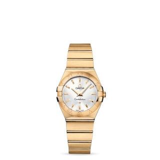 Omega - 123.50.27.60.02.002  Constellation Quartz 27 Brushed Yellow Gold / Silver