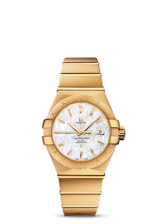 Omega - 123.50.31.20.05.002  Constellation Co-Axial 31 Yellow Gold / MOP