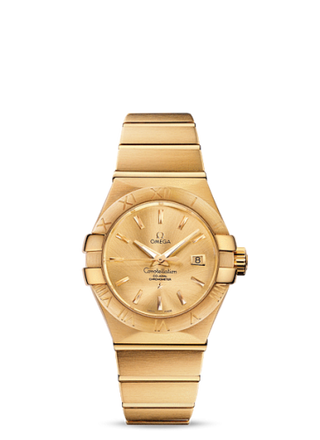 Omega - 123.50.31.20.08.001  Constellation Co-Axial 31 Yellow Gold / Champagne