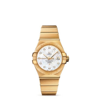 Omega - 123.50.31.20.55.002  Constellation Co-Axial 31 Yellow Gold / MOP