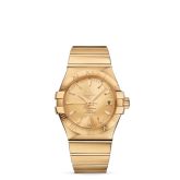 Omega - 123.50.35.20.08.001  Constellation Co-Axial 35 Yellow Gold / Champagne