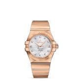 Omega - 123.50.35.20.52.001  Constellation Co-Axial 35 Red Gold / Silver