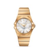 Omega - 123.50.38.21.02.002  Constellation Co-Axial 38 Yellow Gold / Silver