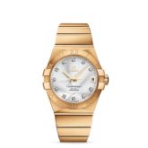 Omega - 123.50.38.21.52.002  Constellation Co-Axial 38 Yellow Gold / Silver