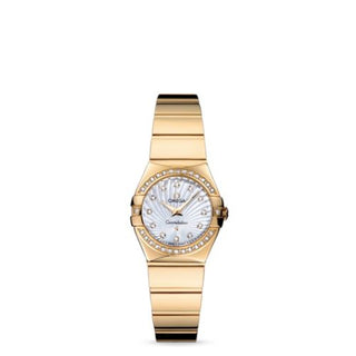 Omega - 123.55.24.60.55.007  Constellation Quartz 24 Polished Yellow Gold / Diamond / MOP Supernova