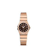 Omega Constellation Quartz 24 Brushed Red Gold / Brown Supernova (123.55.24.60.63.001)