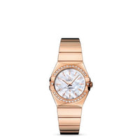 Omega Constellation Quartz 27 Polished Stainless Steel / Red Gold / MOP (123.55.27.60.55.006)