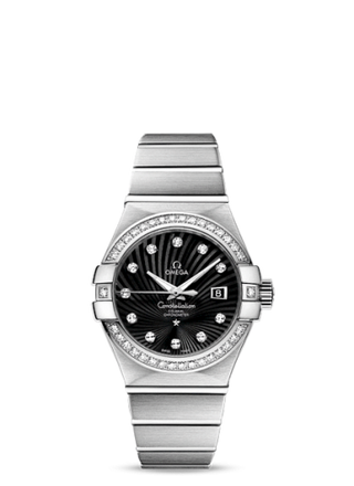 Omega - 123.55.31.20.51.001  Constellation Co-Axial 31 White Gold / Diamond / Black Supernova