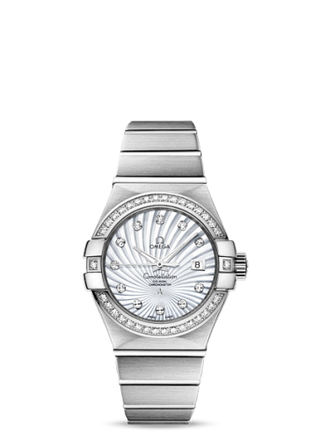 Omega - 123.55.31.20.55.003  Constellation Co-Axial 31 White Gold / Diamond / MOP Supernova