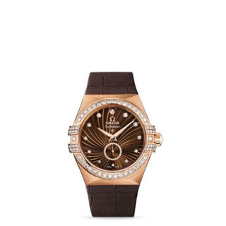 Omega - 123.58.35.20.63.001  Constellation Co-Axial 35 Small Seconds Red Gold / Diamond / Brown Supernova