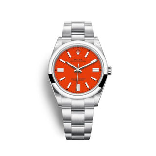 Rolex - 124300-0007  Oyster Perpetual 41 Stainless Steel / Red