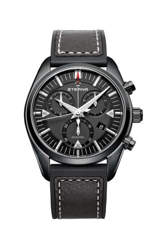 Eterna - 1250.43.41.1308  KonTiki Quartz Chronograph Full Black