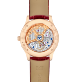 Jaeger-LeCoultre - 1252501  Master Ultra Thin Moon 34 Pink Gold / Diamond / Eggshell / Alligator