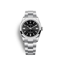 Rolex Oyster Perpetual 34 Stainless Steel / Black (126000-0002)