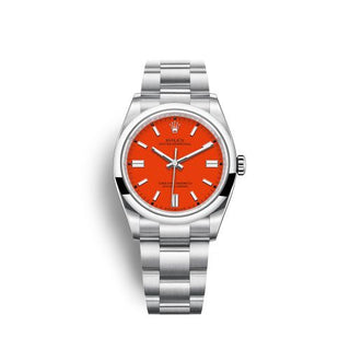 Rolex - 126000-0007  Oyster Perpetual 36 Stainless Steel / Red