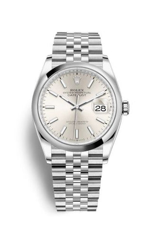 Rolex - 126200-0001  Datejust 36 Stainless Steel / Domed / Silver / Jubilee