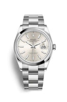 Rolex Datejust 36 Stainless Steel / Domed / Black / Oyster (126200-0002)